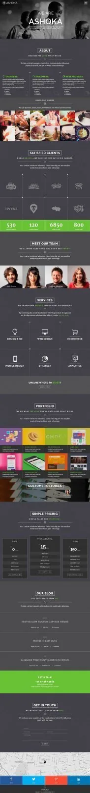 Шаблон Landing page 54