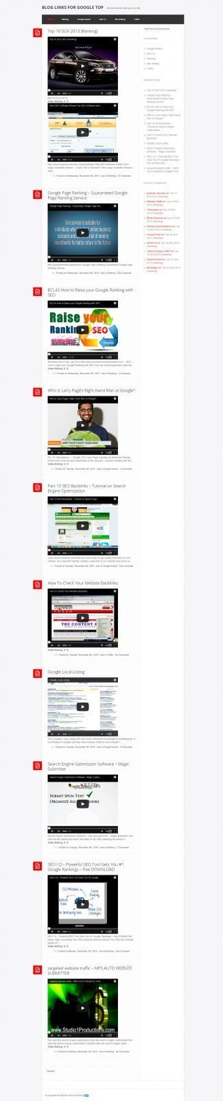 Создание Блога сайта Links4top