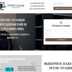 создание сайта регистрация предприятий