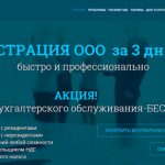 Лендинг по регистрации ООО ELMA consulting