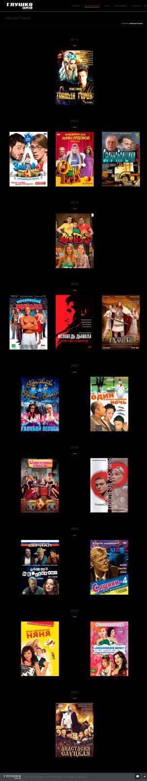 Официальный сайт Сергея Глушко