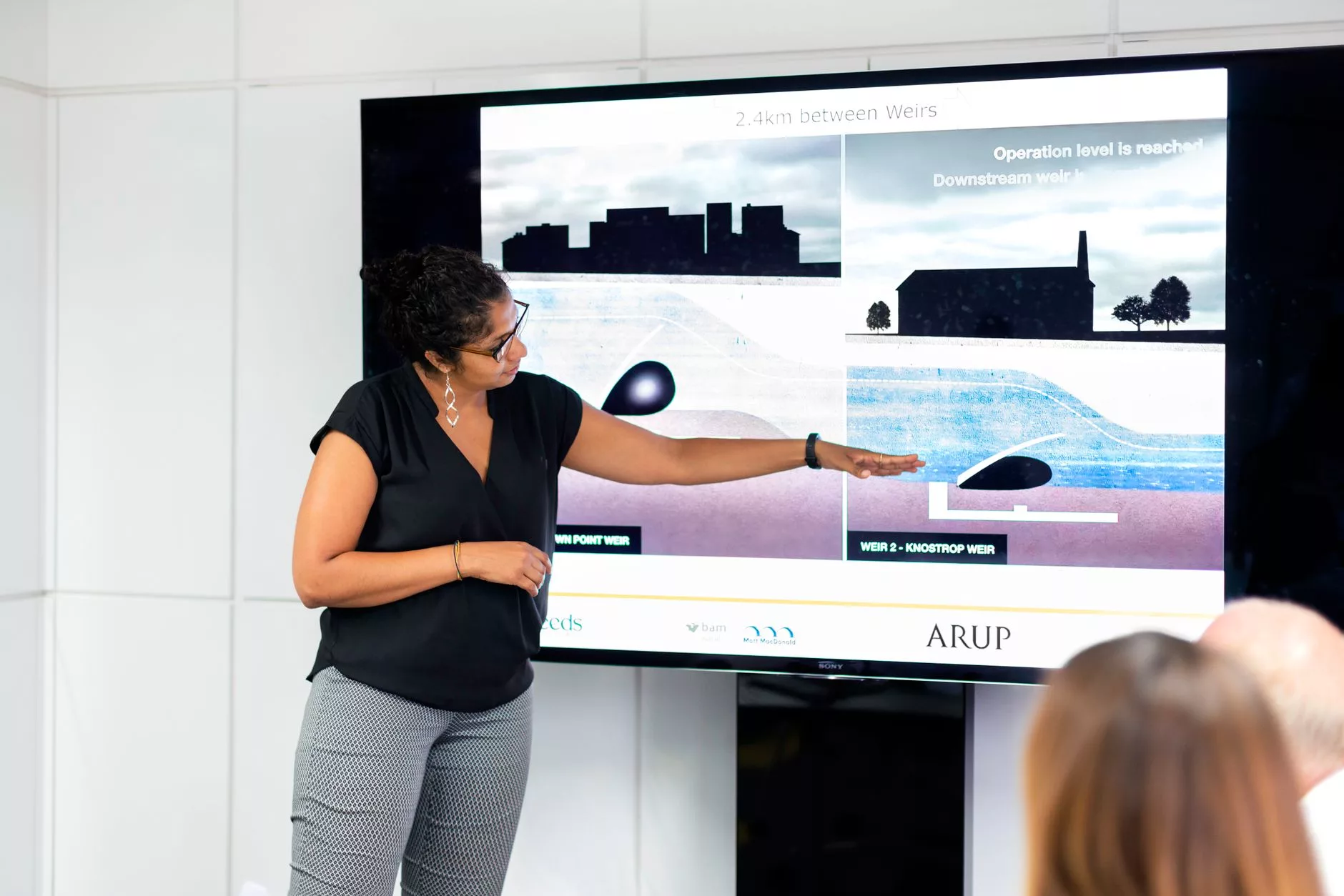 cloud computing infrastructure topology and virtual machine nodes displayed on a monitor