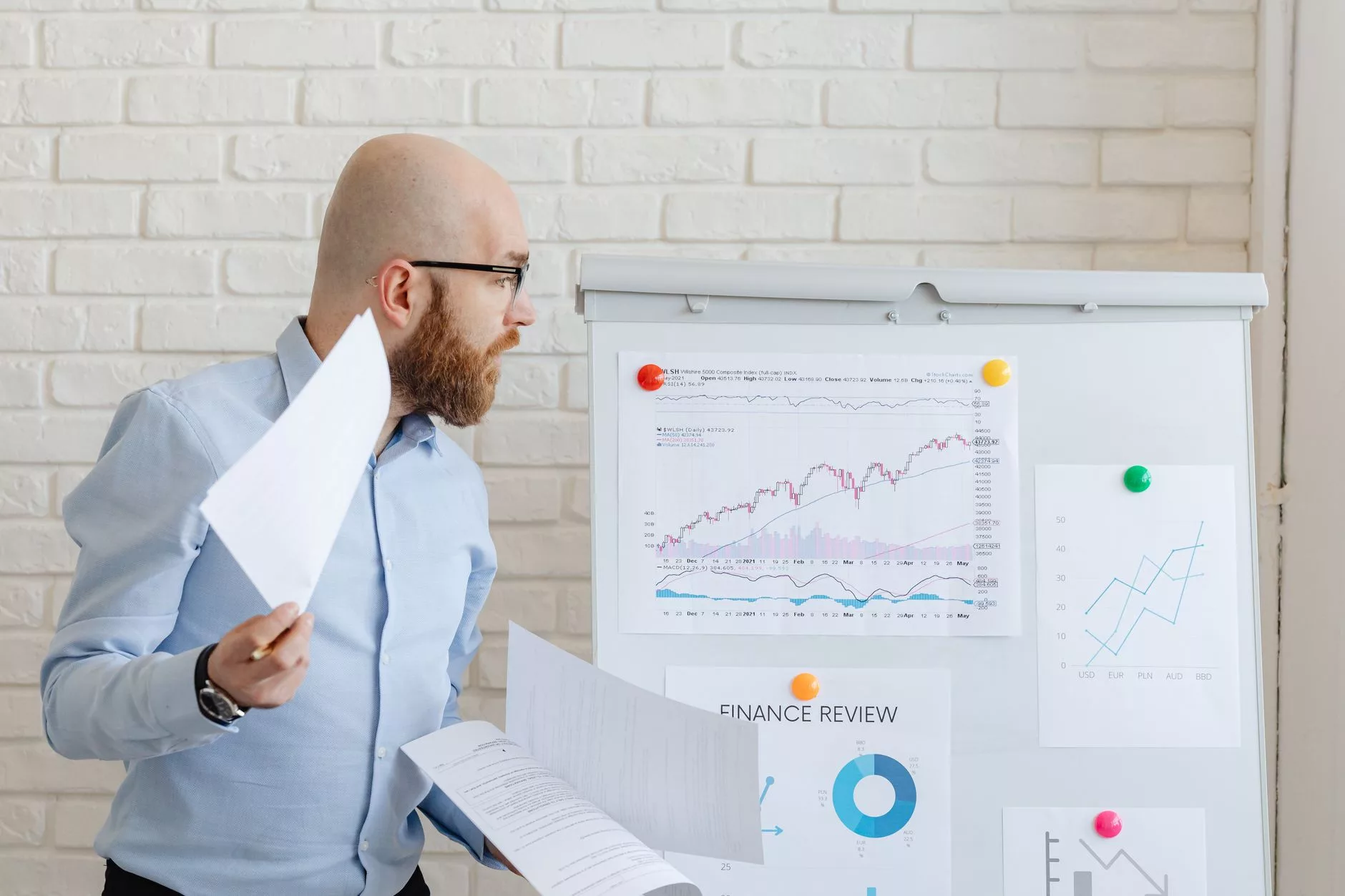 marketing professional analyzing entity relationships on a computer screen